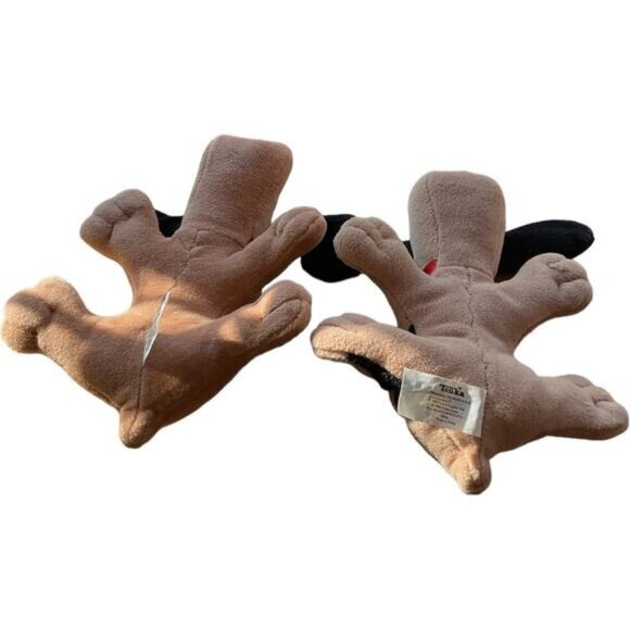 Vintage 1986 PP Pound Puppies Tan Brown Litter of Two - Picture 9 of 10